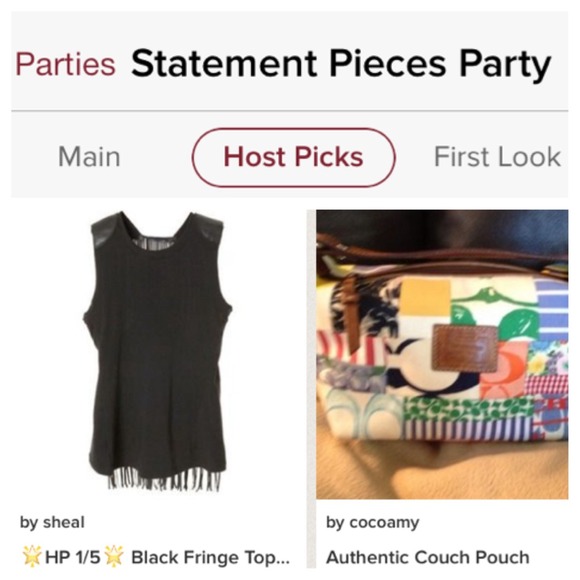 🌟HP 1/5🌟 Black Fringe Top Cutout Shoulder Pad S - Picture 4 of 4