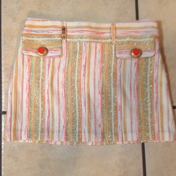 Dolce & Gabana striped skirt.