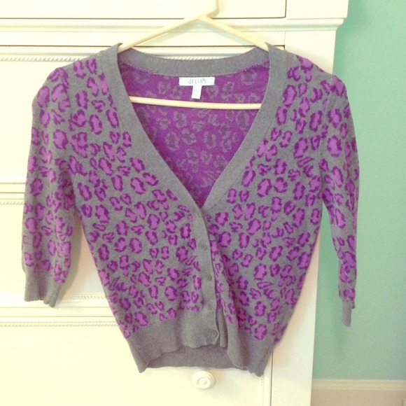 Cheetah Print Cardigan