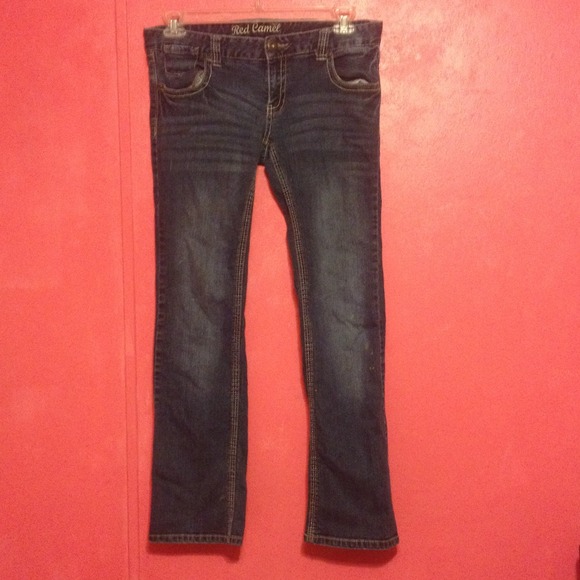 💙Straight leg dark wash jeans 💙