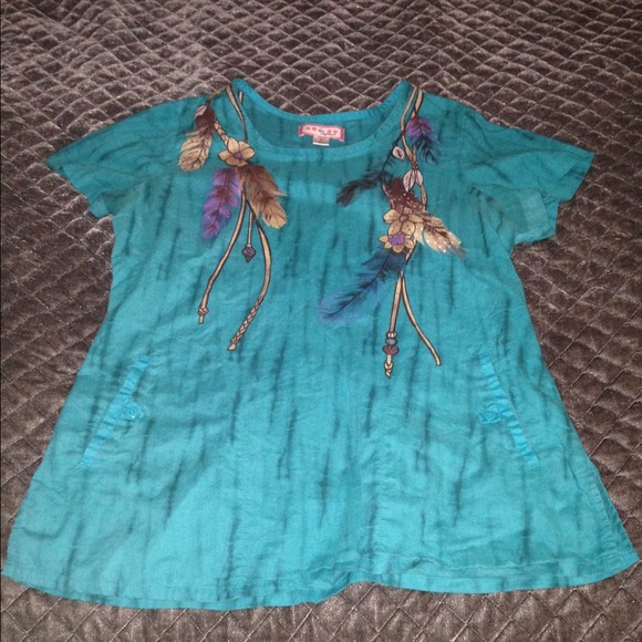 SOLD Koi Scrub Top
