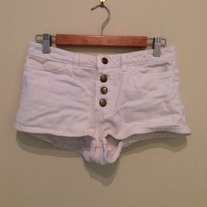 American Apparel white shorts