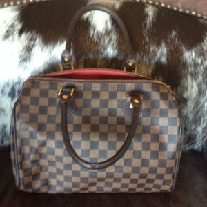 Checkered bag