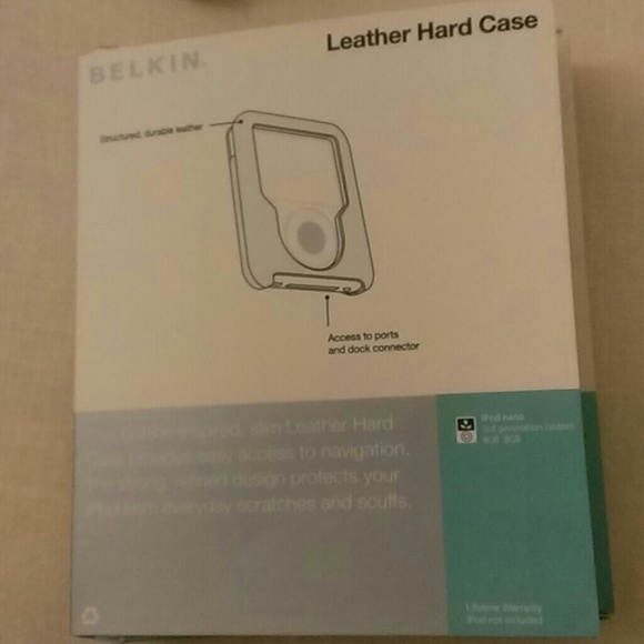 Leather Hard Case Ipod Nano 3rd Generation - Picture 2 of 2