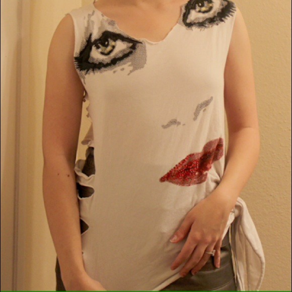 Jean Paul Gaultier Ripped Tee