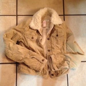 •Hold• Abercrombie & Fitch tan colored coat