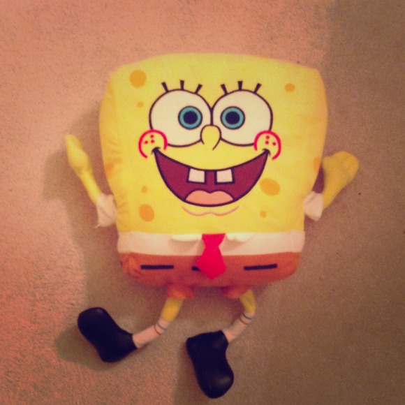 A stuffed sponge bob!!! 😀❤️💛💚💙💜