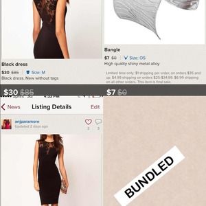 Bundle dress and bracelet