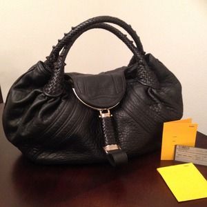 **SOLD** Fendi Black Spybag
