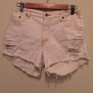 Levi's high waisted shorts
