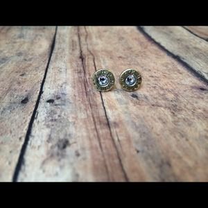 *RESERVED* 9mm bullet earrings