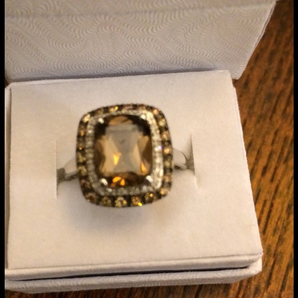 *RESERVED* WG, Smoky Quartz & Choc Diamonds