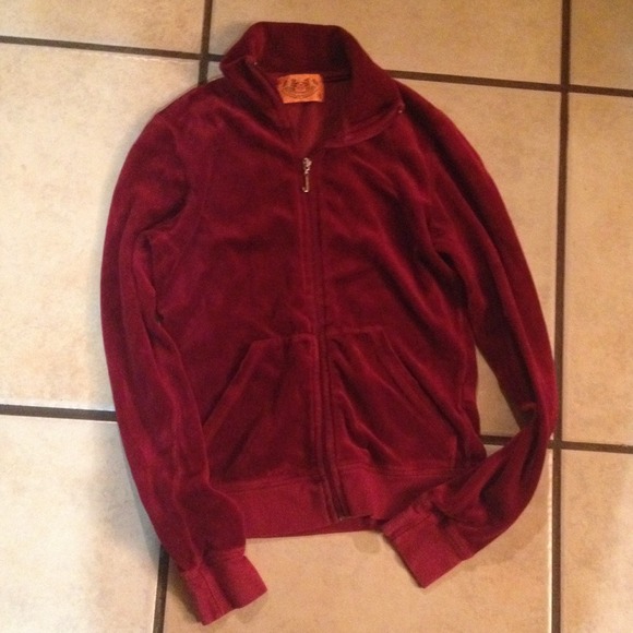 Juicy Couture red zip up