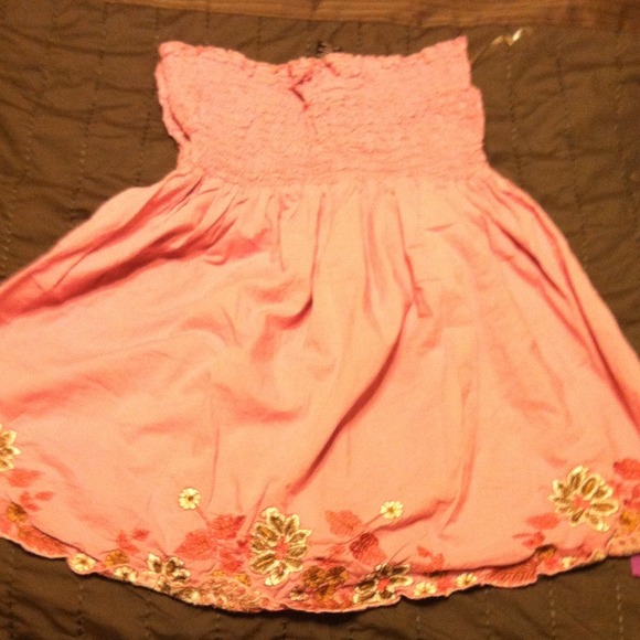 Purple/pink tube top