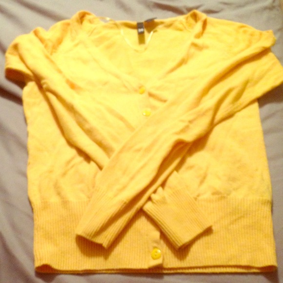 Yellow H&M Cardigan