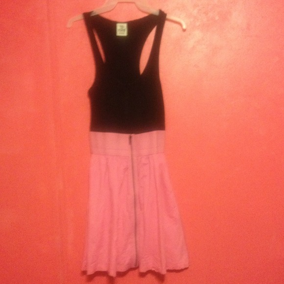 💗VS PINK black and pink tank dress💗