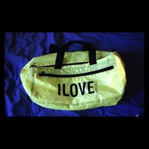 "I Love Forever 21" duffle bag
