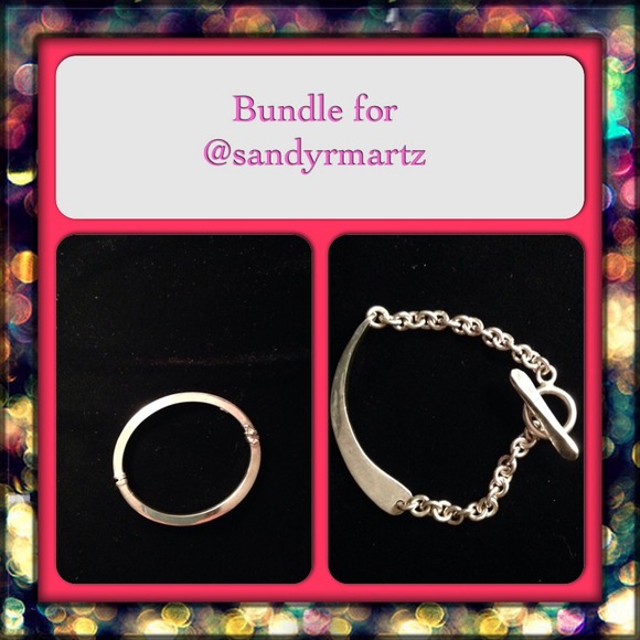 Two bracelets.