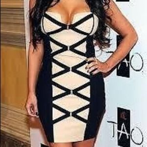 Celebrity inspired bandage dress
