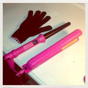 COLORFUL SEASONS HER-STYLER CURLING & FLAT IRON!!