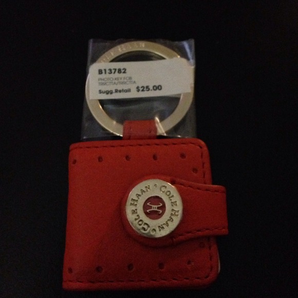 Cole Haan dual photo keychain NWT