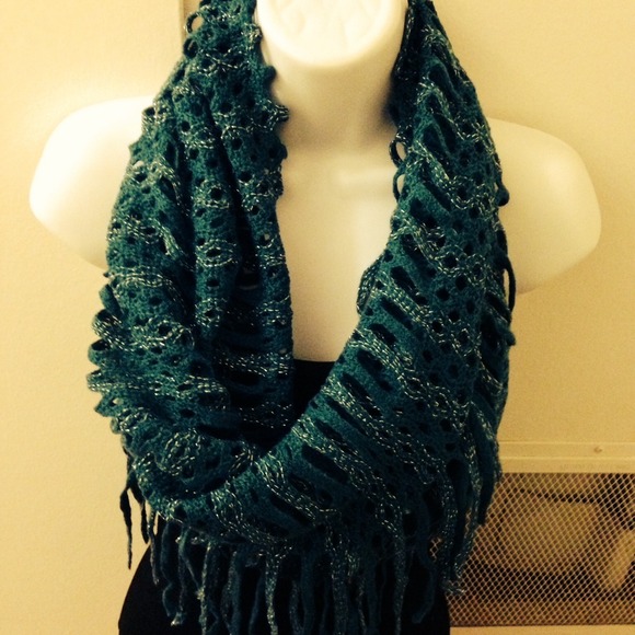 Teal with shimmer