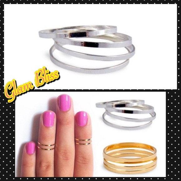 Silver Midi Rings