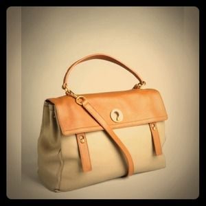 NWT Saint Laurent Travel Muse 2 tan & grey