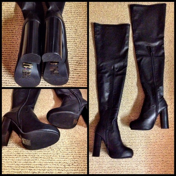 ❌SOLD Dif. Site❌ JEFFREY CAMPBELL Thigh High Boots - Picture 2 of 3