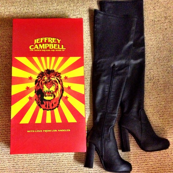 ❌SOLD Dif. Site❌ JEFFREY CAMPBELL Thigh High Boots - Picture 3 of 3