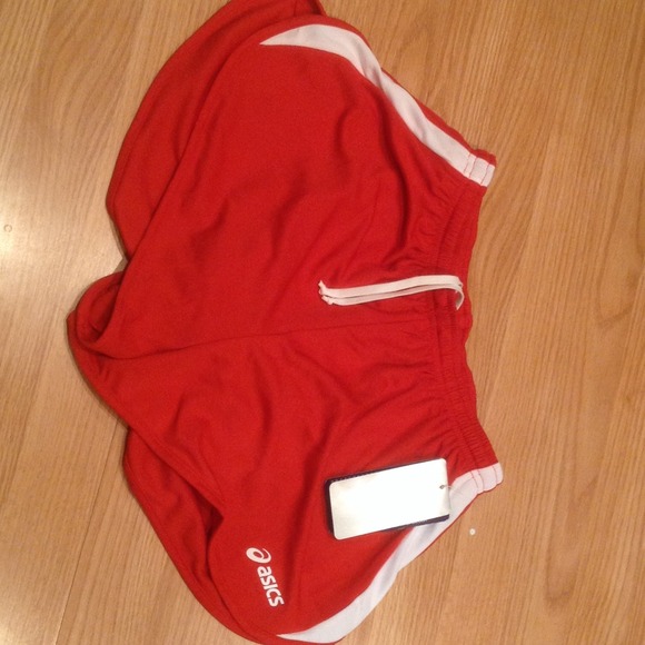 WMS Asics Medley 1/2 split shorts Sz L - Picture 1 of 4