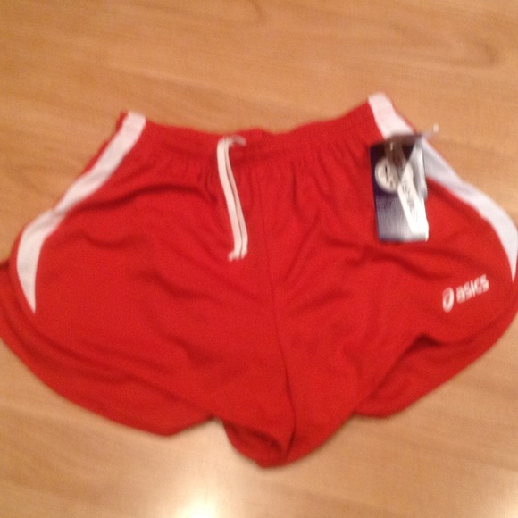 WMS Asics Medley 1/2 split shorts Sz L - Picture 2 of 4