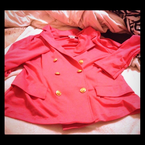 Coral blazer brand new with tags