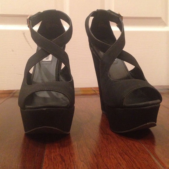 Steve Madden Xternal Open-Toe Wedges