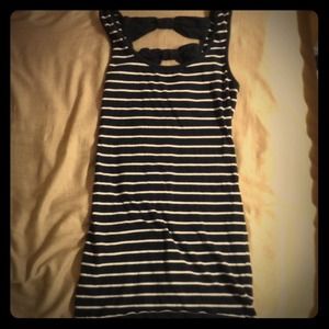 Black and white stripped dress!