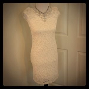 SOLD----White Dress