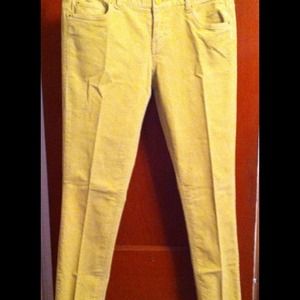 Yellow Corduroy Pants