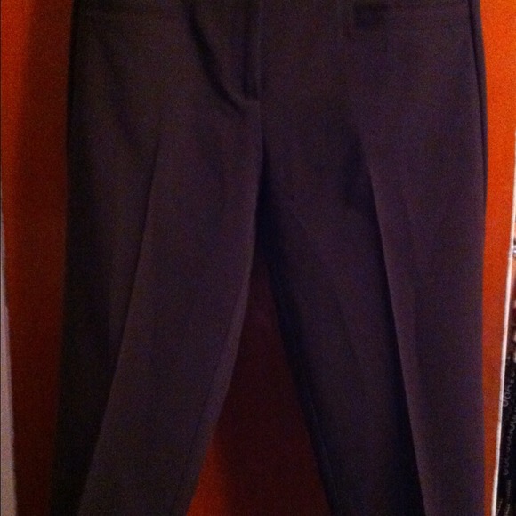 Chocolate Brown Capri Dress Pants