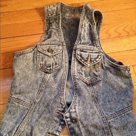 CarMar Stonewashed Denim Vest