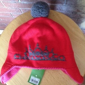 Crown ski hat ! Kate spade !