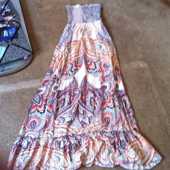 FUN PRINTED MAXI DRESS