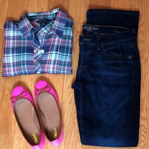 Lucky Plaid Button-up Shirt