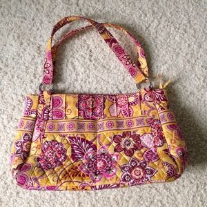 Vera Bradley Stephanie Shoulder Bag Bali Gold