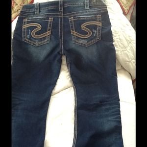 Silver women's jeans
