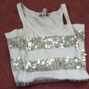 White and silver sequence table top!