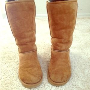 UGG boots! Chestnut colored tall boot!