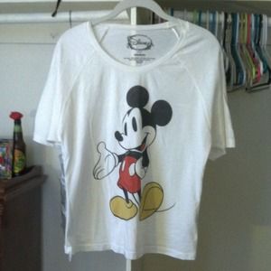 Crop style Mickey Mouse shirt
