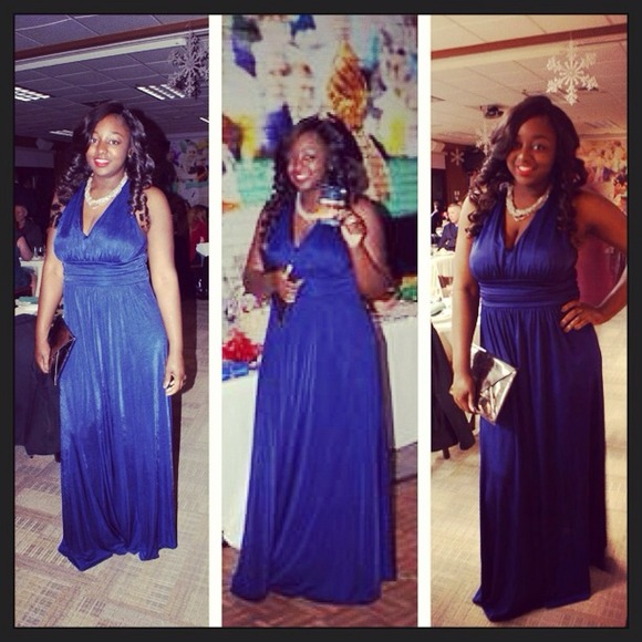 Blue gown