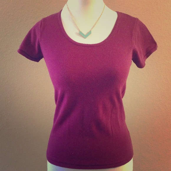 Burgundy top