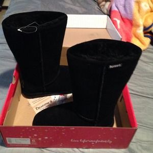 Black Emma tall boots